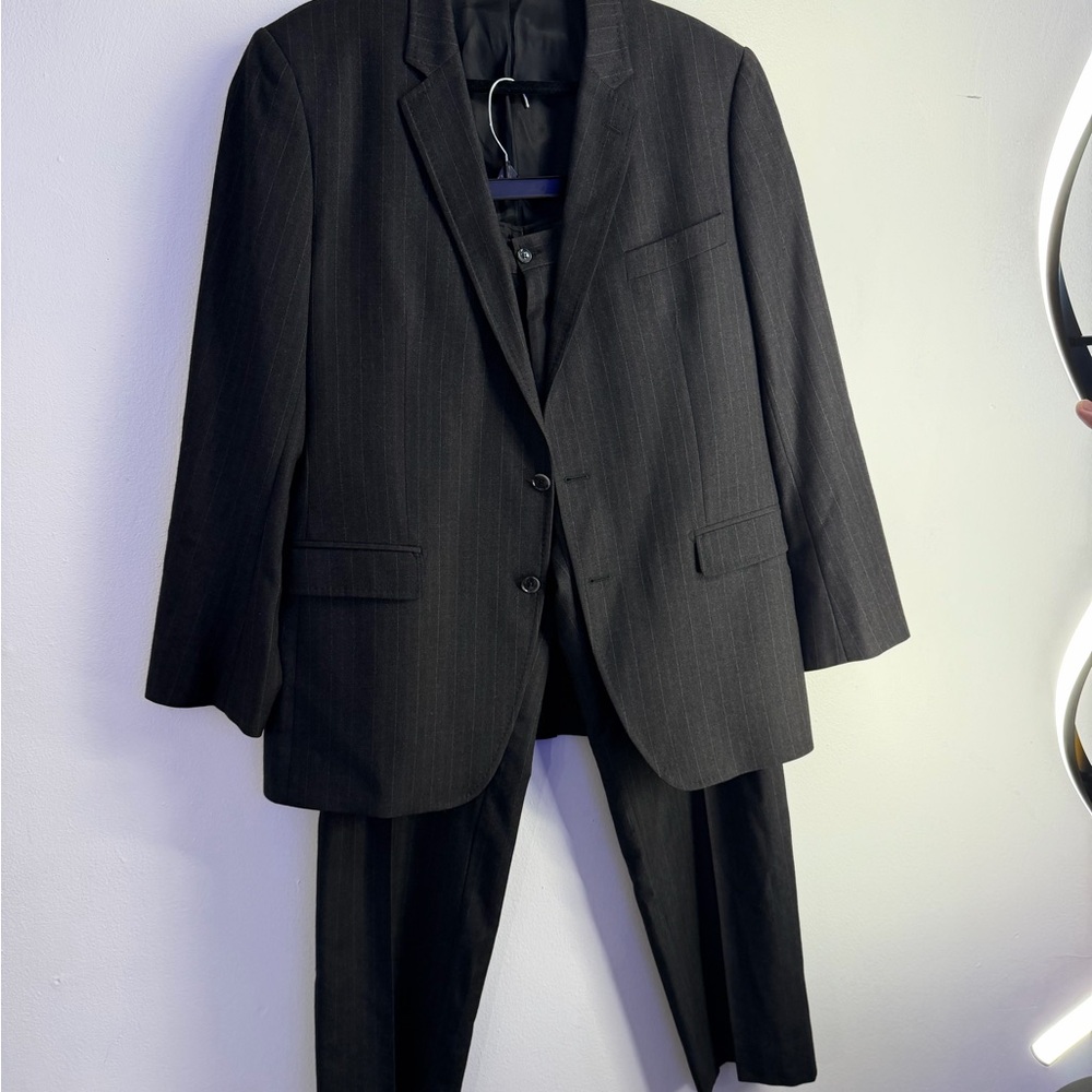 Dolce & Gabbana Charcoal Pinstripe Suit